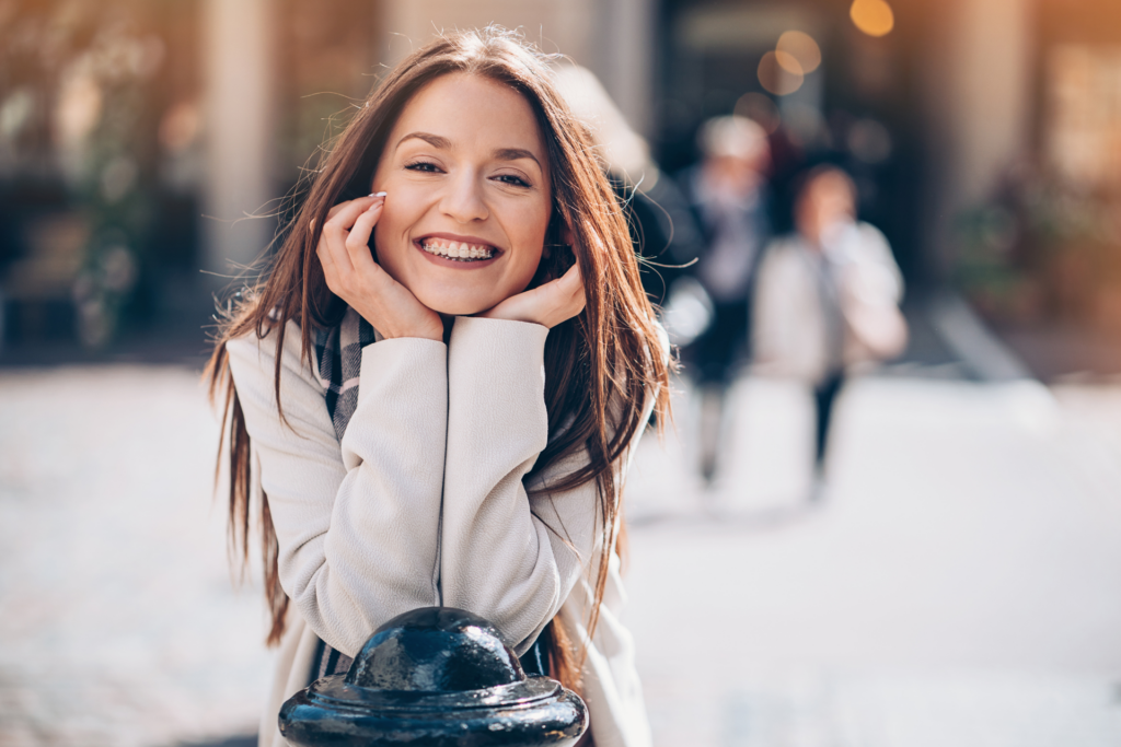 teenagers with self-ligating braces